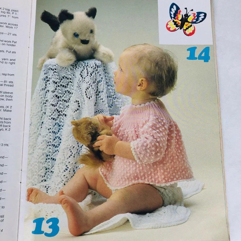 Fairy Tale Baby Book Susan Bates Knitting‎ Pattern Book 17340 Babies to 3 Years